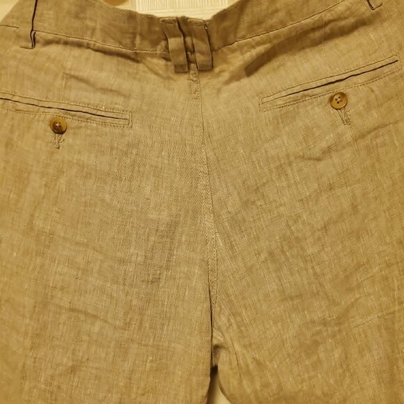 H & M 100 % Linen Pants  34 X 31 - Picture 4 of 8